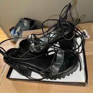 Strapped heels Nasty Gal